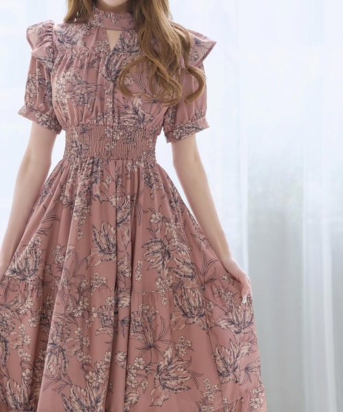 「emiriawiz」 半袖ワンピース SMALL ピンク レディースの画像