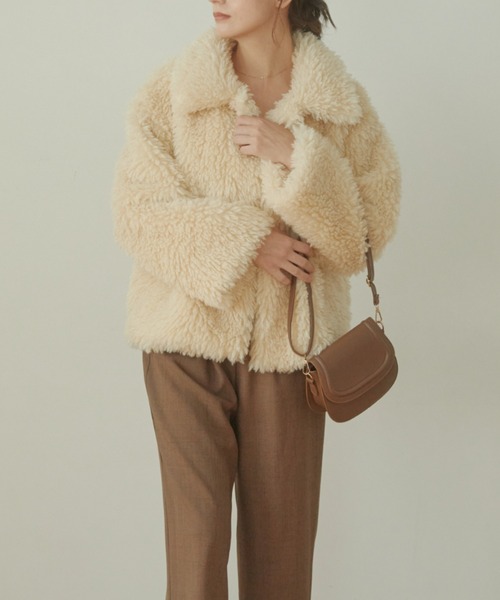 「ACYM」 コート FREE アイボリー レディース_画像8