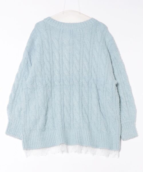 「one way」 ニットワンピース FREE ブラウン レディース_画像2