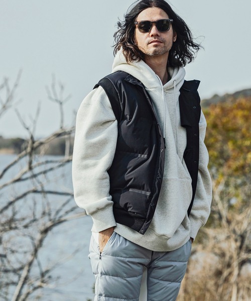 「+phenix」 プルオーバーパーカー M ブラック系その他 メンズ_画像9