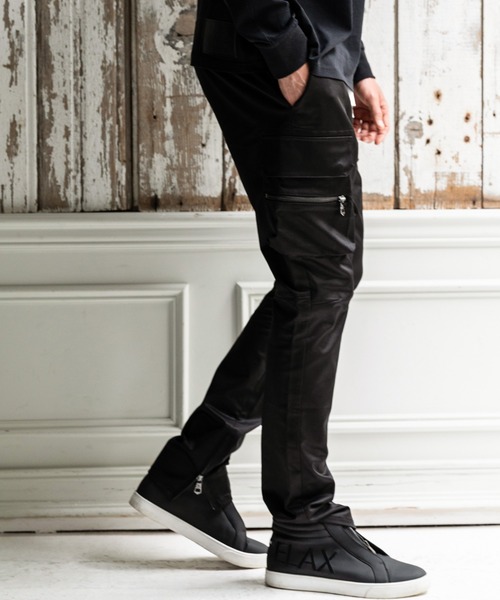 「1PIU1UGUALE3 RELAX 」 カーゴパンツ M ブラック メンズ_画像4