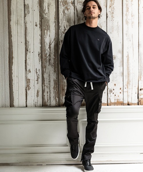 「1PIU1UGUALE3 RELAX 」 カーゴパンツ M ブラック メンズ_画像5