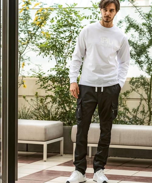 「1PIU1UGUALE3 RELAX 」 カーゴパンツ M ブラック メンズ_画像7