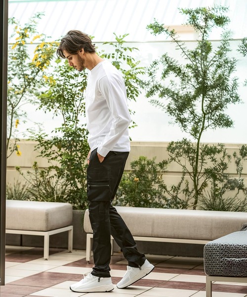 「1PIU1UGUALE3 RELAX 」 カーゴパンツ M ブラック メンズ_画像8