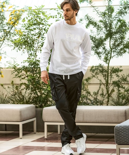 「1PIU1UGUALE3 RELAX 」 カーゴパンツ M ブラック メンズ_画像9