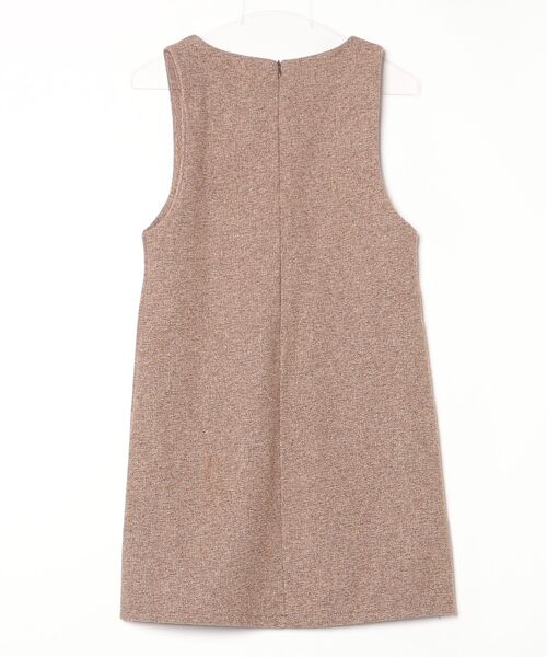 「ACYM」 ノースリーブワンピース FREE ブラウン レディース_画像2