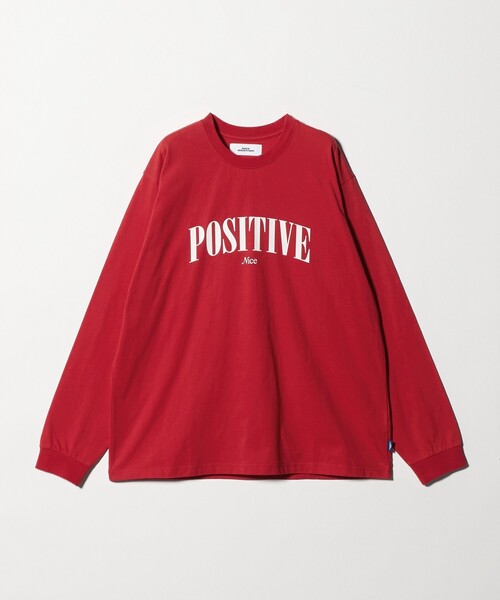 NiceロンT NICE WEATHER tシャツ 「NICE WEATHER」POSITIVE ロングスリーブT
