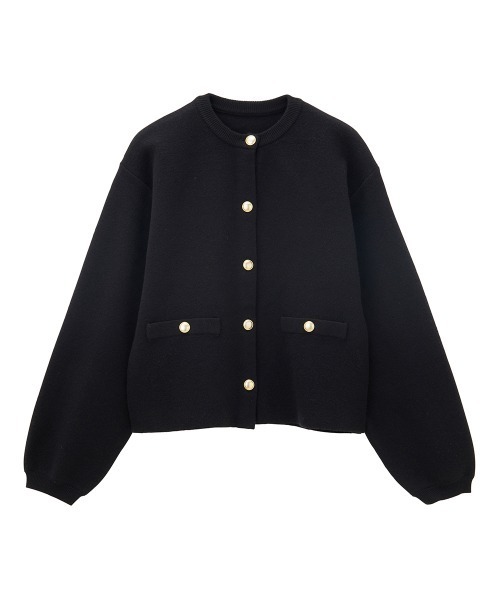 「RANAN」 ニットカーディガン LL グレー レディース_画像4