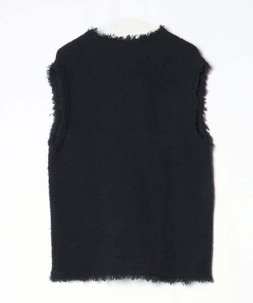 UNITED ARROWS ユナイテッドアローズ ネイビー ニット ベスト BEAUTY＆YOUTH UNITED ARROWS ニットベスト FREE ネイビー レディース