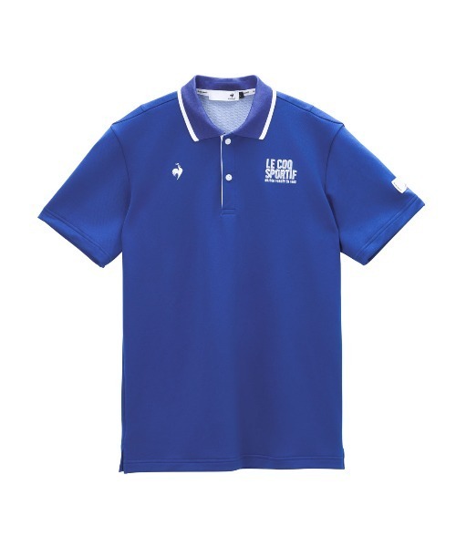 le coq sportif GOLF - uvはね除ける スポーツシャツ 半袖 マーキングデザイン半袖スポーツシャツ メンズ