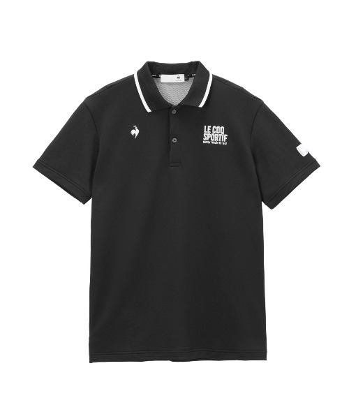 【最終値下げ】ゴルフの季節到来！初期　パシフィックゴルフクラブ　黒のポロシャツ Pacific GOLF CLUB（パシフィックゴルフクラブ） uvカット ポロシャツ