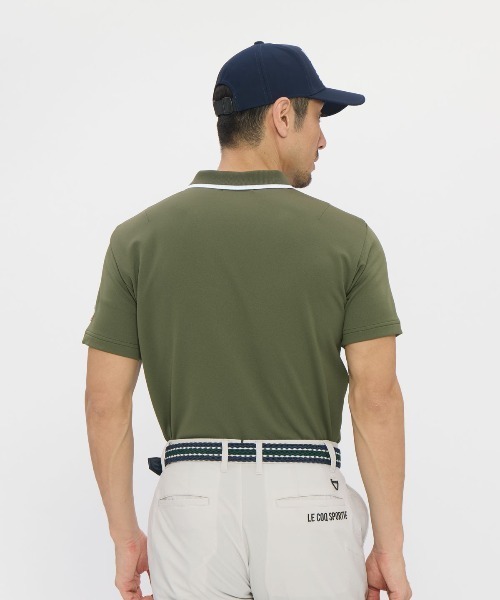 le coq sportif GOLF - uvはね除ける スポーツシャツ 半袖 マーキングデザイン半袖スポーツシャツ メンズ
