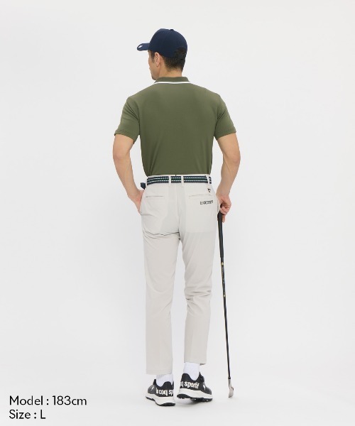 le coq sportif GOLF - uvはね除ける スポーツシャツ 半袖 マーキングデザイン半袖スポーツシャツ メンズ