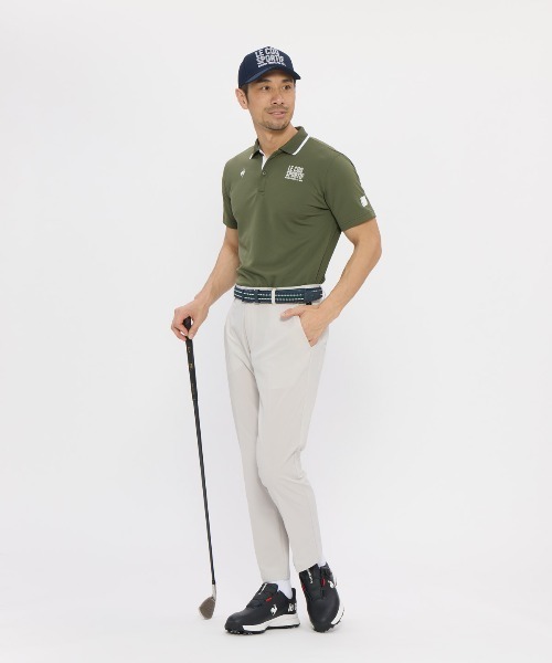 le coq sportif GOLF - uvはね除ける スポーツシャツ 半袖 マーキングデザイン半袖スポーツシャツ メンズ
