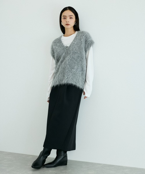 ADAM ET ROPE'（アダムエロペ） スカート 38 ブラック レディース