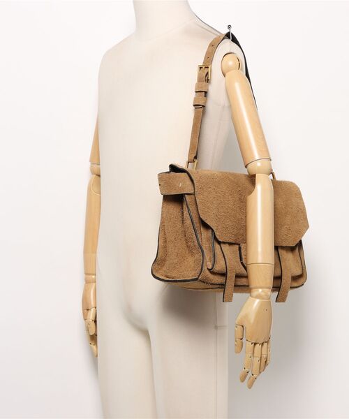 ショルダーバッグ バッグ URSA SUEDE SATCHEL BAG | URSA スエード サッチェル バッグ レディースの画像