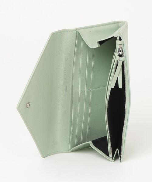 極美品　BALENCIAGA バレンシアガ　長財布　カード付き　ダークグリーン BALENCIAGA（バレンシアガ） 【中古】BALENCIAGA 長財布【ほぼ新品