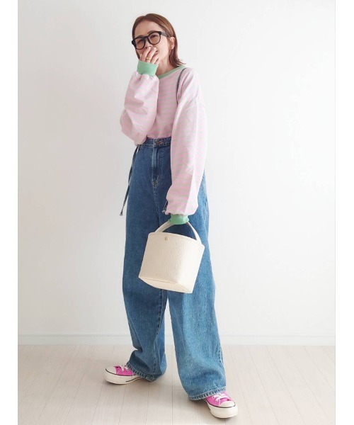 「CORNERS」 長袖カットソー M サックスブルー レディース_画像9