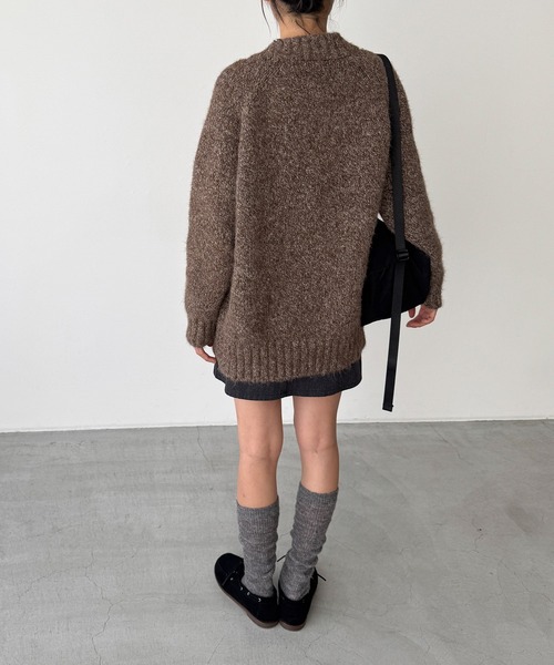 「CANAL JEAN」 「Elmar」ニットカーディガン ONE SIZE ベージュ レディース_画像3