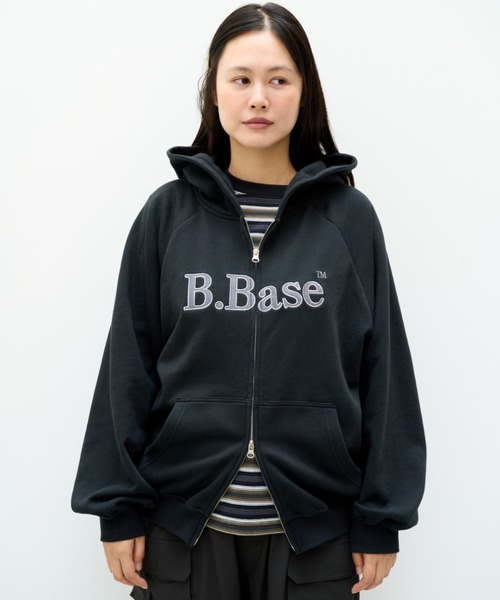 BROKEN BASE（ブロークンベース） パーカー B.Base Assort Double-Zip