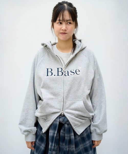 BROKEN BASE（ブロークンベース） パーカー B.Base Assort Double-Zip