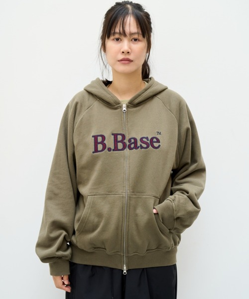 BROKEN BASE（ブロークンベース） パーカー B.Base Assort Double-Zip
