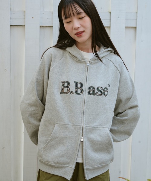 BROKEN BASE（ブロークンベース） パーカー B.Base Assort Double-Zip