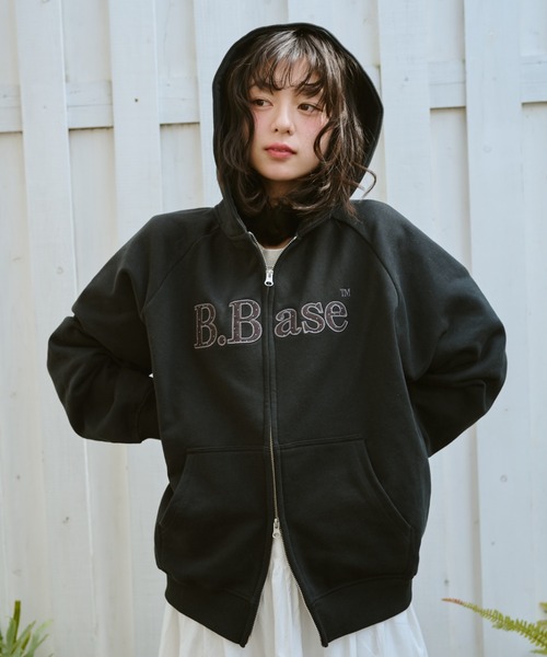 BROKEN BASE（ブロークンベース） パーカー B.Base Assort Double-Zip