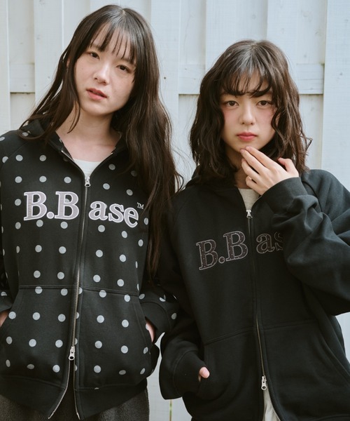 BROKEN BASE（ブロークンベース） パーカー B.Base Assort Double-Zip