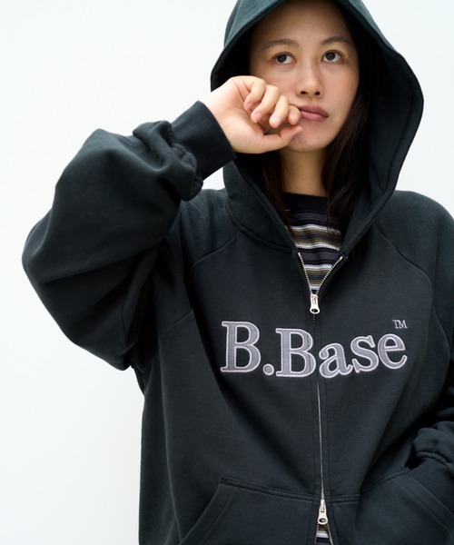 BROKEN BASE（ブロークンベース） パーカー B.Base Assort Double-Zip