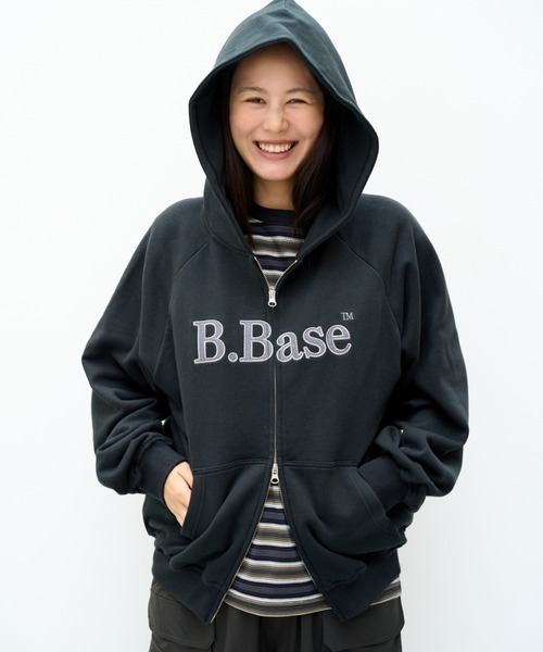 BROKEN BASE（ブロークンベース） パーカー B.Base Assort Double-Zip