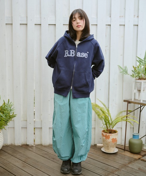 BROKEN BASE（ブロークンベース） パーカー B.Base Assort Double-Zip
