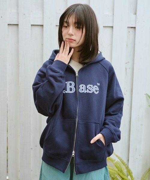 BROKEN BASE（ブロークンベース） パーカー B.Base Assort Double-Zip