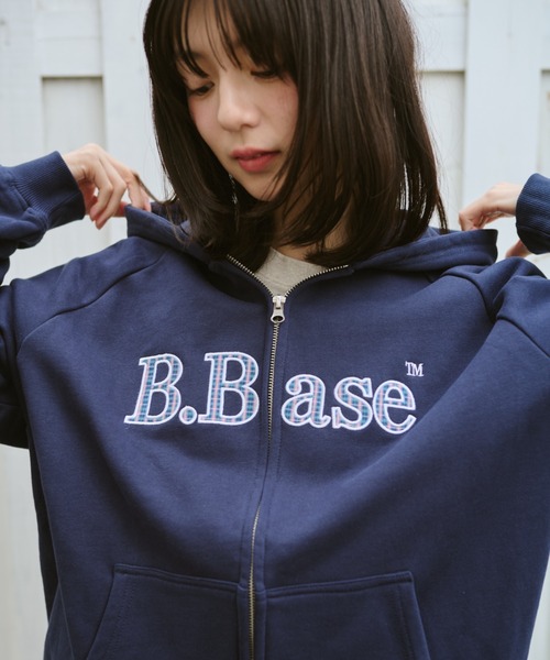 BROKEN BASE（ブロークンベース） パーカー B.Base Assort Double-Zip