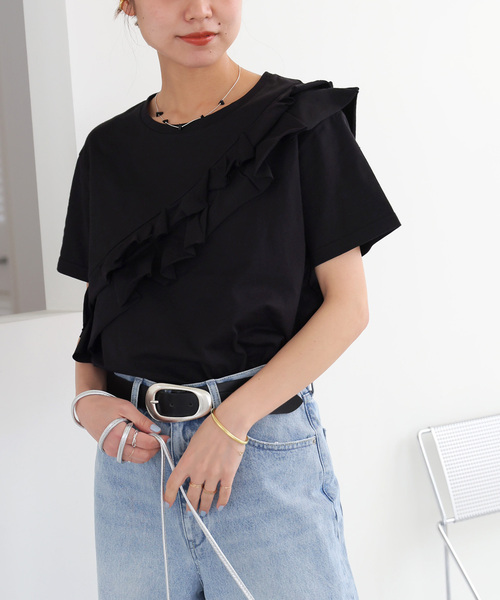 「JOURNAL STANDARD relume」 半袖Tシャツ FREE ホワイト レディース_画像5