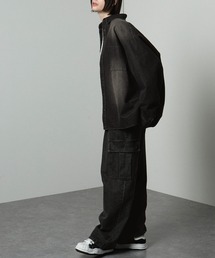 「Alfred Alex」 長袖シャツ M ブラック メンズの画像4