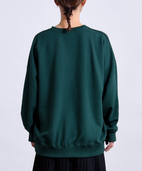 「CALIFORNIA OUTFITTERS」 スウェットカットソー MEDIUM グリーン メンズ_画像4