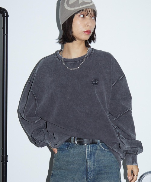 「Anchor Smith」 長袖カットソー L ブラウン レディース_画像3