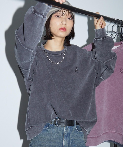 「Anchor Smith」 長袖カットソー L ブラウン レディース_画像4