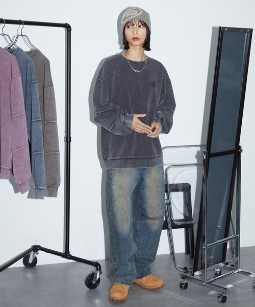 「Anchor Smith」 長袖カットソー L ブラウン レディース_画像7