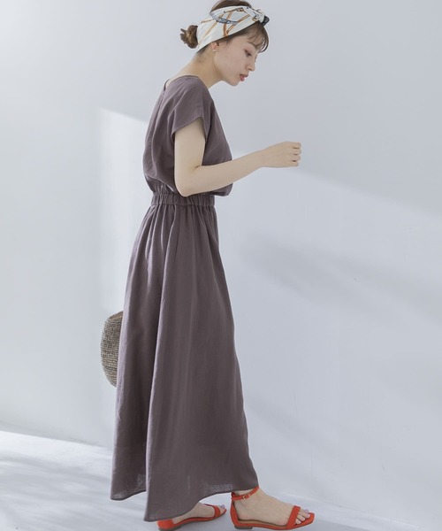 「URBAN RESEARCH Sonny Label」 ノースリーブワンピース FREE グリーン レディース_画像2