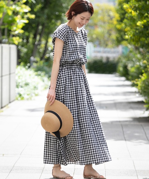 「URBAN RESEARCH Sonny Label」 ノースリーブワンピース FREE グリーン レディース_画像3