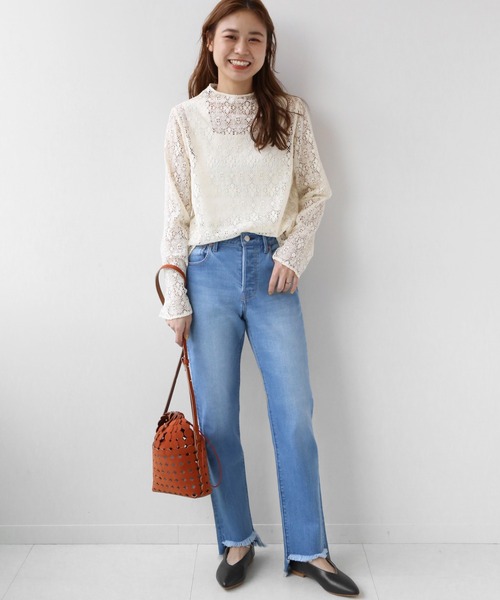 「JOURNAL STANDARD relume」 長袖ブラウス FREE ホワイト レディース_画像2