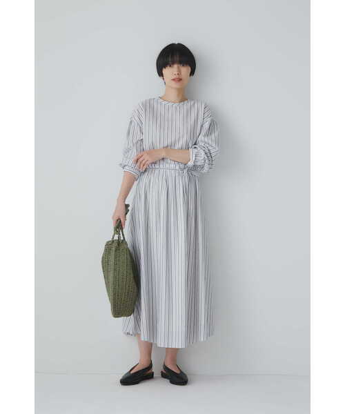 「human woman」 長袖ブラウス SMALL ベージュ系その他3 レディースの画像