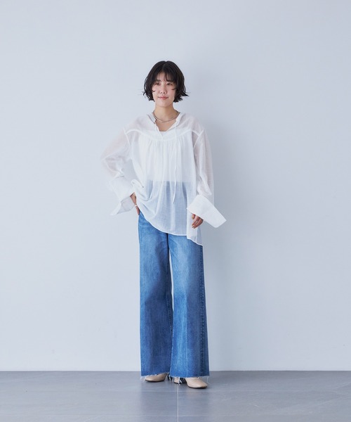 YANUK（ヤヌーク） デニムパンツ 23inch ブルー レディース : ZOZOTOWN