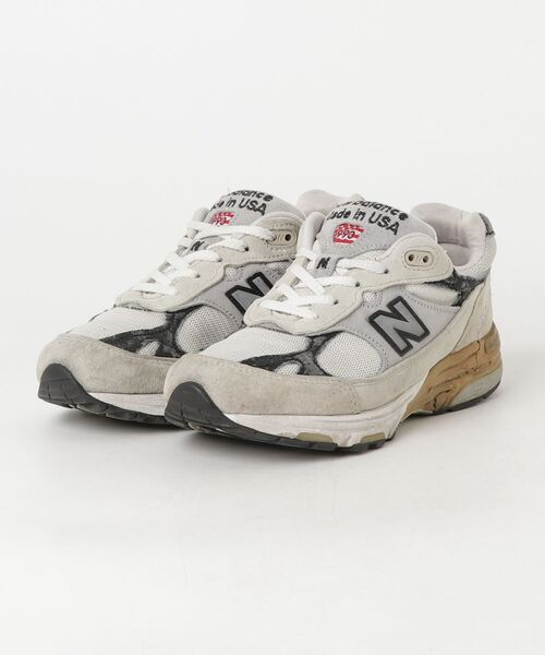 「New Balance」 ローカットスニーカー 23cm グレー レディース