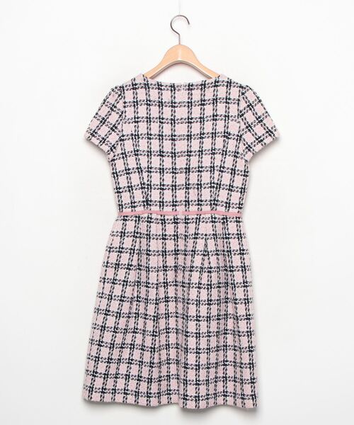 「Debut de Fiore」 半袖ワンピース 38 ピンク レディース_画像2