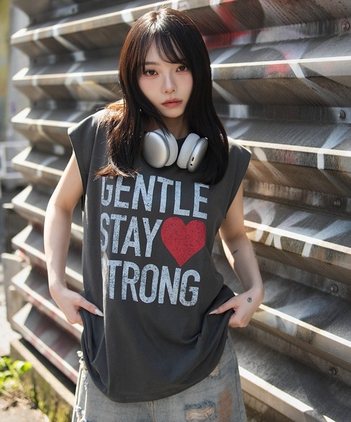 【タグ付き】L.G.B. GOD'S VOICE ノースリーブ タンクトップ WEGO（ウィゴー） タンクトップ WEGO/「26春夏新作」グラフィックBIG