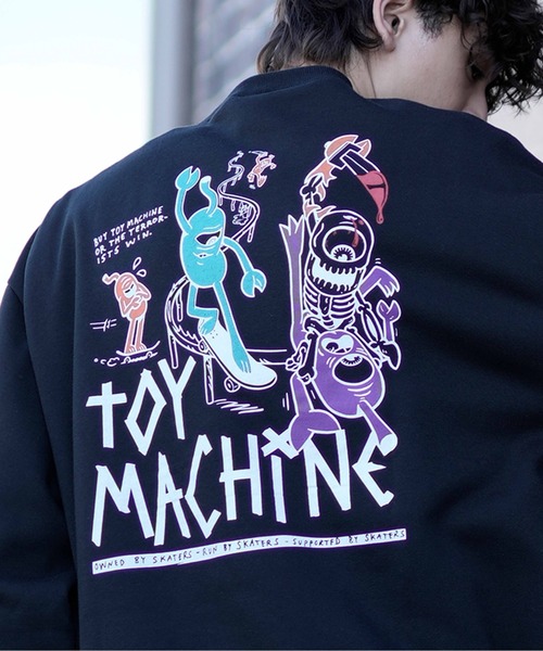 「TOY MACHINE」 スウェットカットソー M グレー メンズ_画像4