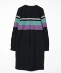 「STUSSY」 長袖ワンピース S ブラック...の詳細画像1